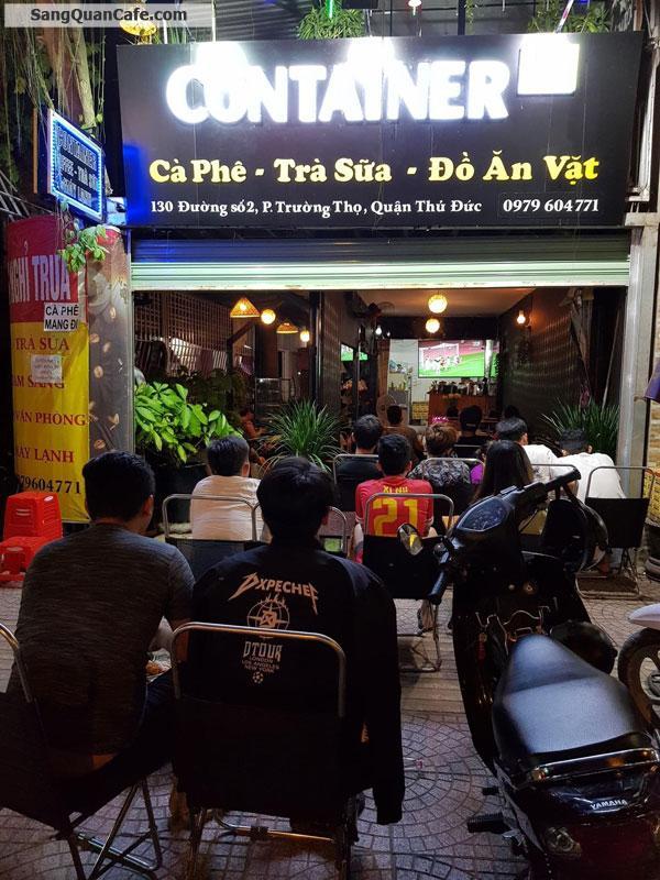 Sang Quán Cafe + Trà Sữa 1 trệt, 1 lầu,