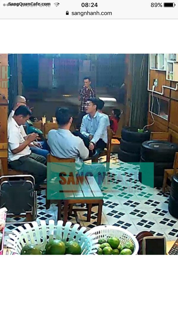 Sang quán cafe ghế gỗ đường Vĩnh Viễn