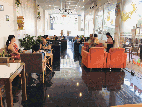 Sang quán cafe khu trung tâm Thị xã Hoà Thành