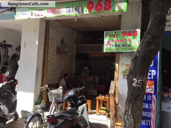 Sang quán cafe mặt tiền quận Tân Bình