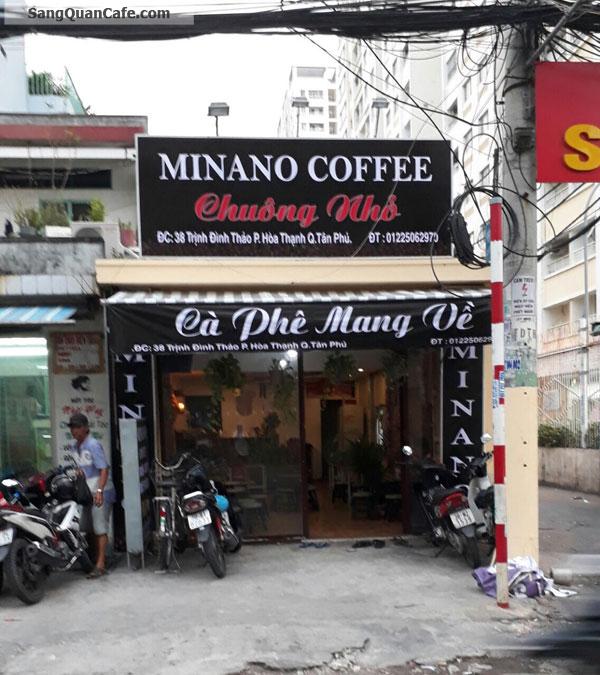 Sang quán Cafe MiLaNo 2 mặt tiền quận Tân Phú