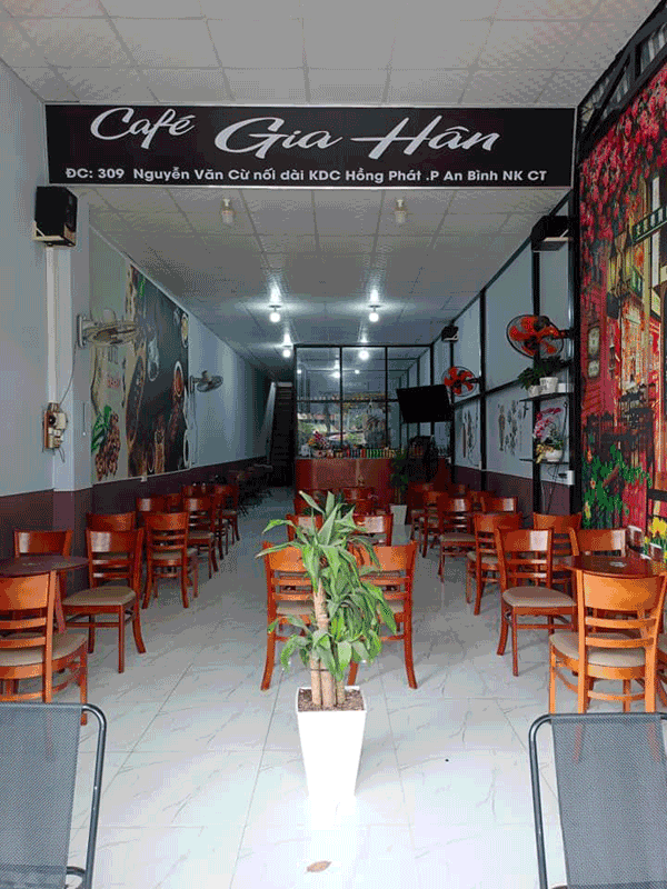 Sang gấp, sang lỗ quán cafe tại Ninh Kiều, Cần Thơ