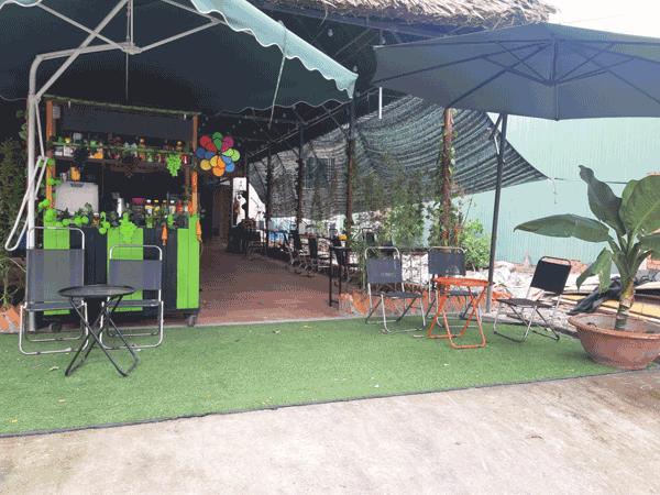 Sang quán cafe Trúc pha máy - võng TDM . Bình dương