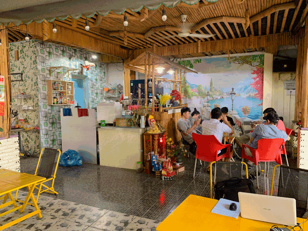 Sang Quán Café Sân Vườn Hóc Môn