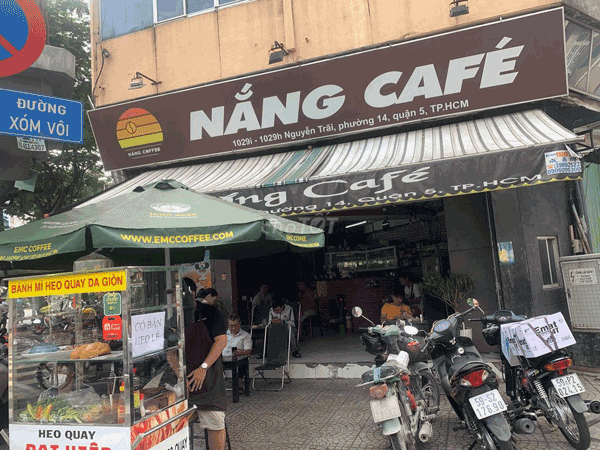 Sang mặt bằng quán kinh doanh cafe góc 2 MT Quận 5