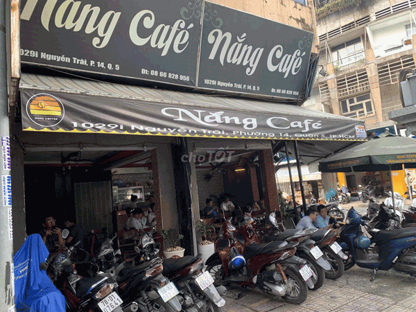 Sang mặt bằng quán kinh doanh cafe góc 2 MT Quận 5