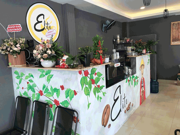 Sang quán Elite Coffee số 7 Thăng Long, P.4, Tân Bình