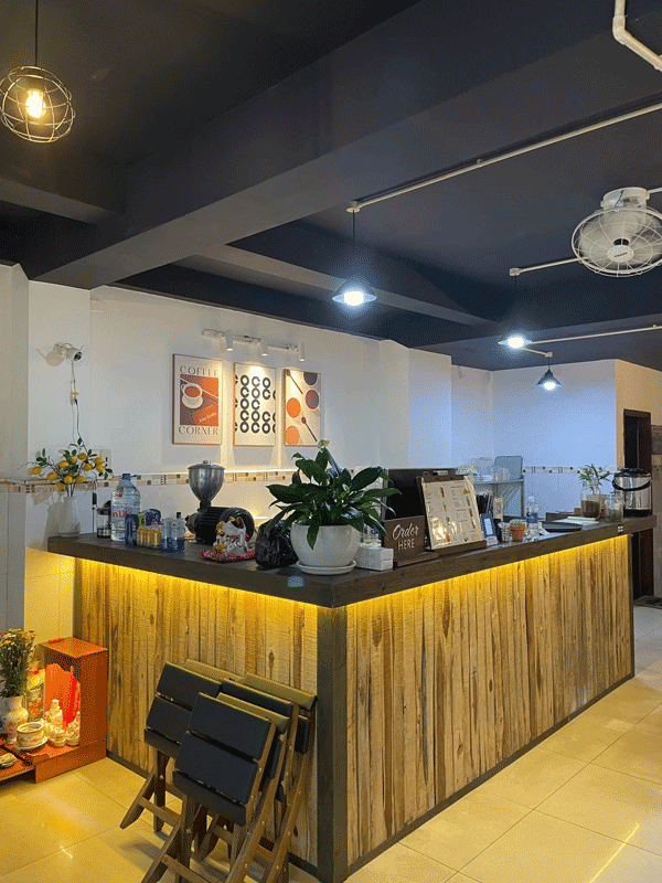 Sang quán cafe mới khai trương hơn 1 tháng ở đường Tân Hải, P.13, Q.Tân Bình