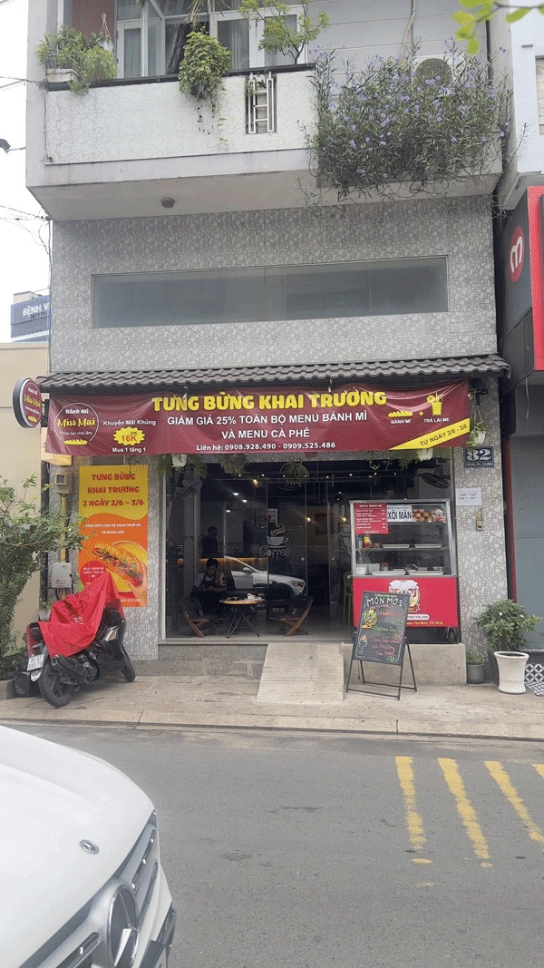 Sang quán cafe mới khai trương hơn 1 tháng ở đường Tân Hải, P.13, Q.Tân Bình