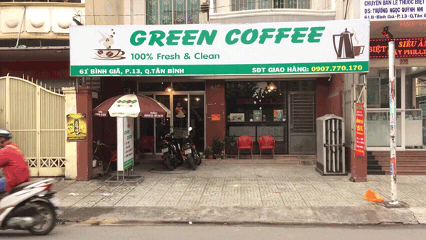 Cần sang gấp quán cafe Green Coffee Tân Bình