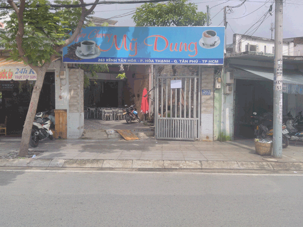 Sang quán cafe  - Kênh Tân Hóa - Q.Tân Phú.