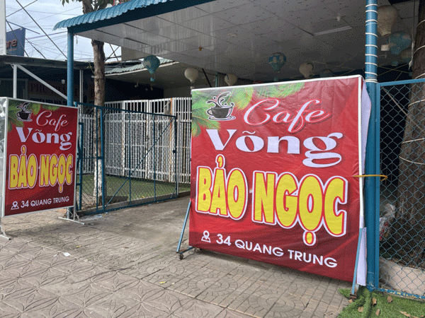 Sang gấp lại quán cafe võng tại 34 Quang Trung Thành phố Cần Thơ