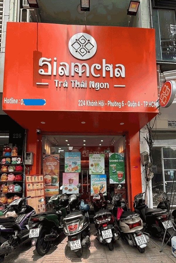 Sang lỗ tiệm trà sữa Thái Nhượng quyền vị trí MB đẹp Tại Quận 4