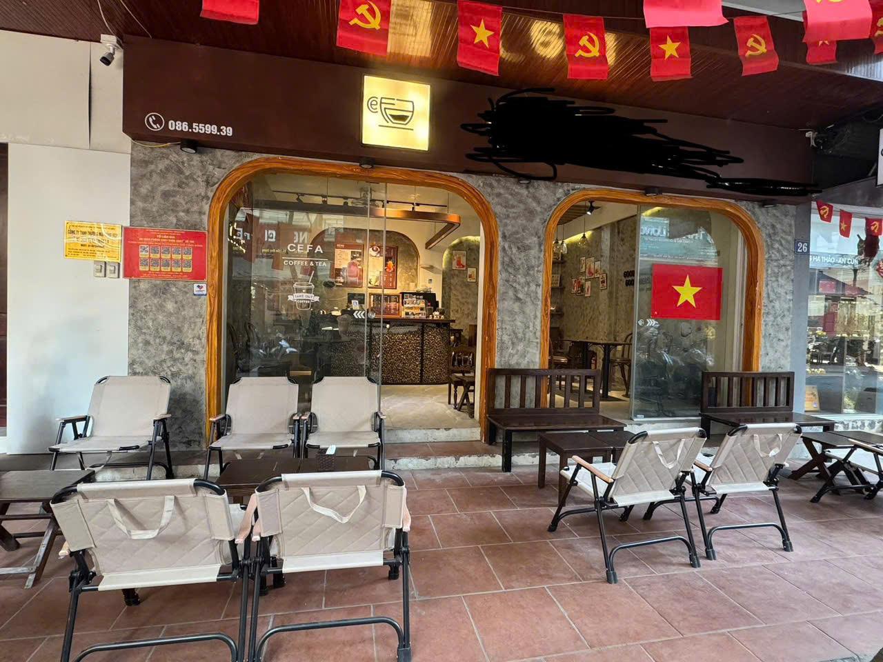 Sang Nhượng quán Cafe đang hoạt động