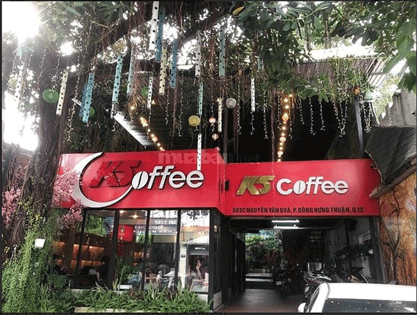 Sang nhượng quán cafe đang hoạt động tốt tại Quận 12