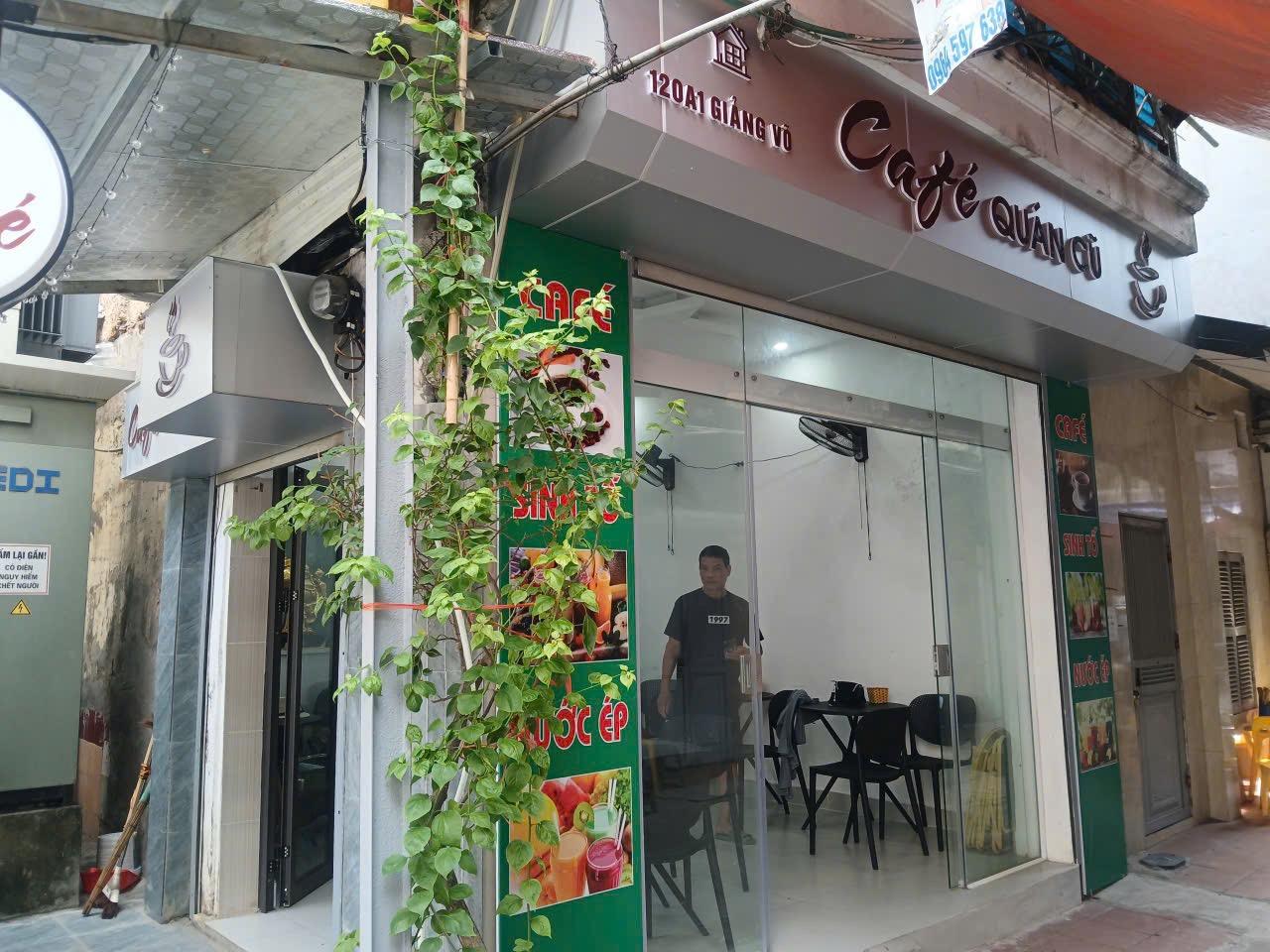 Sang nhượng quán cafe phố Giảng Võ Hà Nội