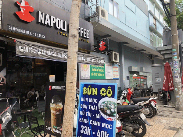 Sang nhượng quán cafe thương hiệu Napoli của Ý