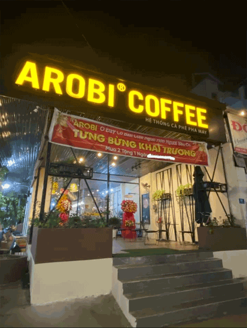 Sang quán cafe AROBI ngay cổng trại giam B5, Nguyễn Ái Quốc - TP. Biên Hòa