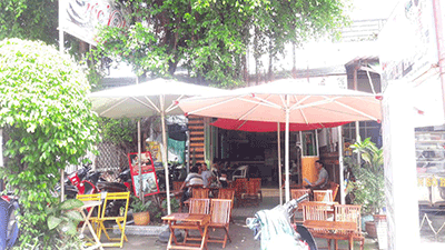 Sang quán cafe đông khách ngay trung tâm Lái Thiêu