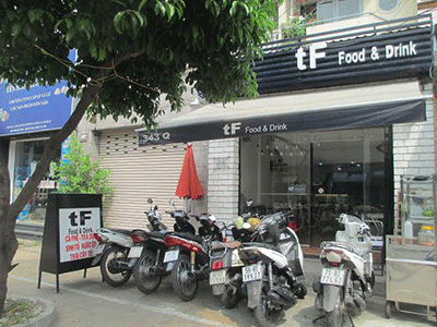 Sang quán cafe đường Lạc Long Quận