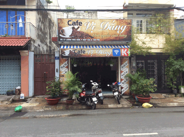 Sang quán cafe đường Lương Trúc Đàm, Hiệp Tân, Tân Phú
