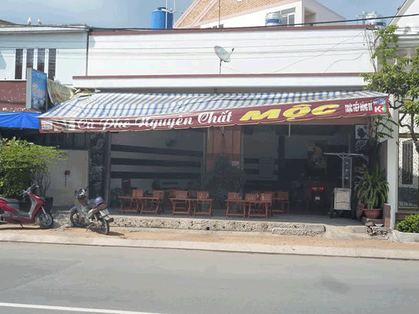 Sang quán café Ghế Gỗ Hóc Môn