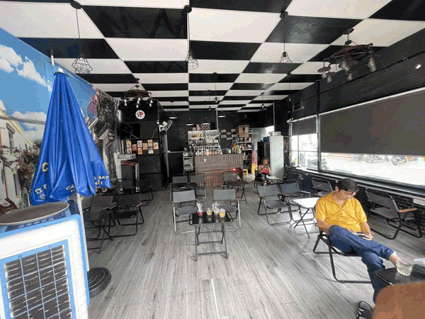 Sang quán cafe góc 2 mặt tiền đẹp lắm