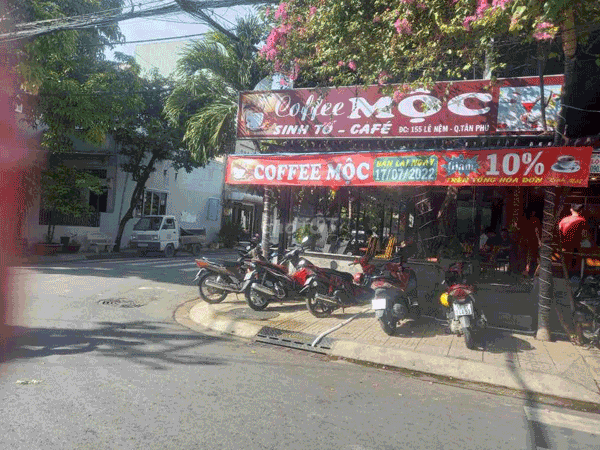 Sang quán cafe góc mặt tiền Lê Niệm - Q Tân Phú