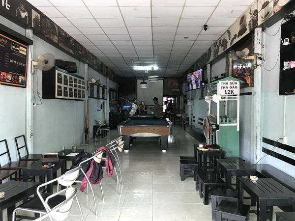 Sang quán cafe kết hợp bida ngay Khu công nghiệp Sóng Thần