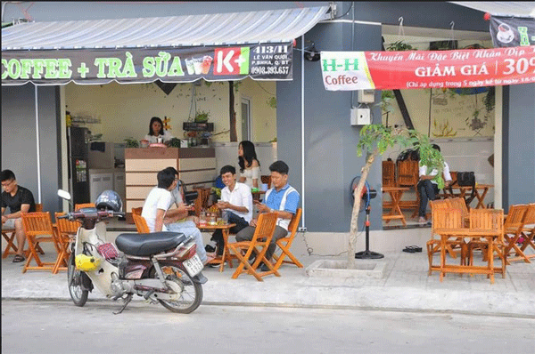 Sang quán cafe mặt tiền đường Lê Văn Quới