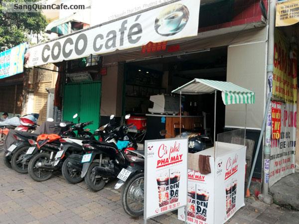 Sang quán cafe mặt tiền đường Nguyễn Thái Sơn