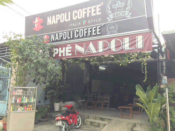 Sang quán cafe Napoli giá rẻ mặt tiền Lê Thị Riêng quận 12.