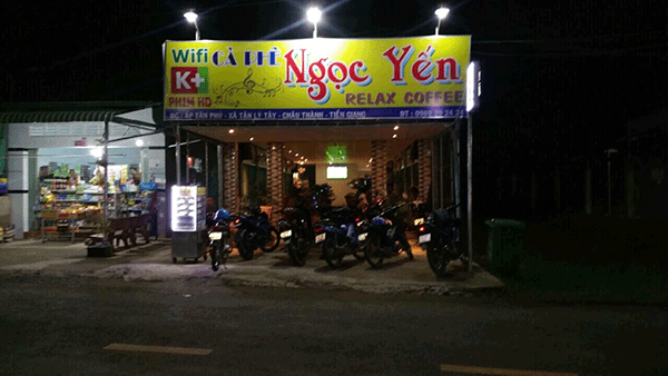 Sang quán cafe Ngọc Yến Tỉnh Tiền Giang