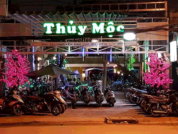 Sang quán cafe sân vườn Thủy Mộc đường Nguyễn Ảnh Thủ, Hóc Môn.