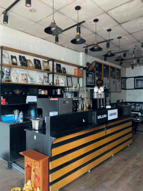 Sang quán cafe thương hiệu Milano tại 21 phan trung ,-biên hoà -Đồng Nai