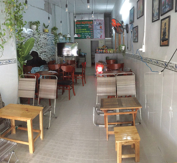 Sang quán cafe trà sữa ngay trường học Thanh Đa