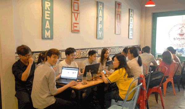 Sang quán café văn phòng, mặt tiền đường Trương Quốc Dung, Phú Nhuận