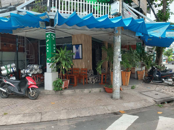 Sang Quán Cafe võng góc ngã tư khu dân cư sầm uất