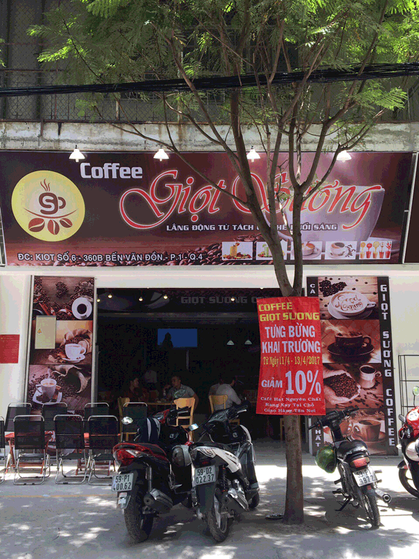Sang quán cafe kiot số 6, 360B, Tôn Thất Thuyết, Quận 4
