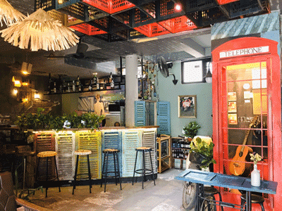 cho thuê quán cafe sẵn, ngang 6m, sâu 10m