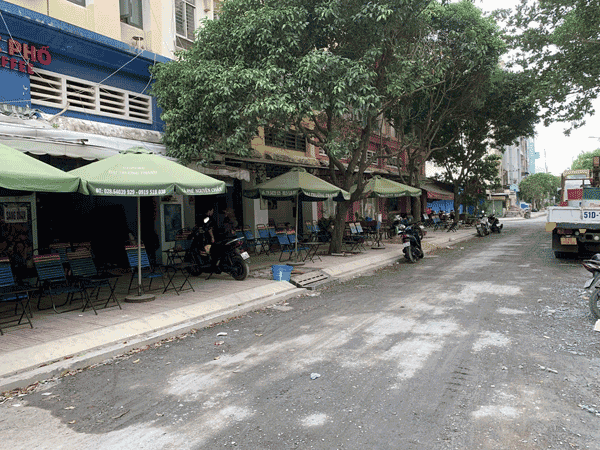 Sang nhanh quán cafe Góc Phố tại Hoàng Kim Giao, Quận 8