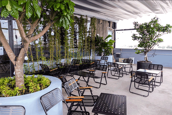 SANG NHƯỢNG QUÁN CÀ PHÊ ROOFTOP – KHU DÂN CƯ TRUNG SƠN