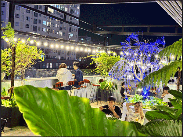 SANG NHƯỢNG QUÁN CÀ PHÊ ROOFTOP – KHU DÂN CƯ TRUNG SƠN