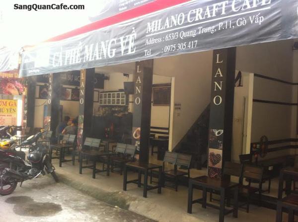 Cần sang gấp quán cafe đường Quang Trung