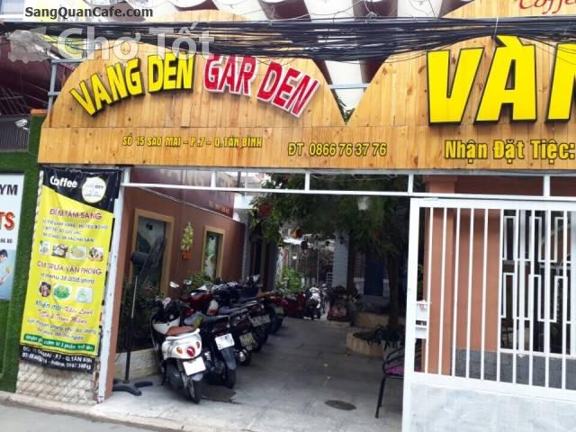 cần sang gấp quán cafe máy lạnh sân vườn, quán đẹp