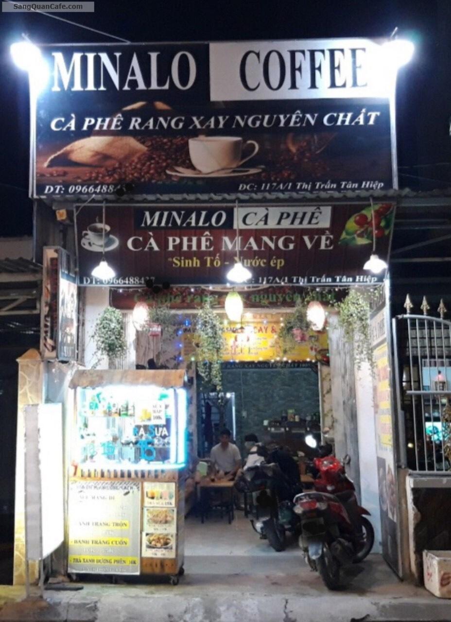 Cần sang nhượng gấp quán cafe ngay trung tâm Hóc Môn