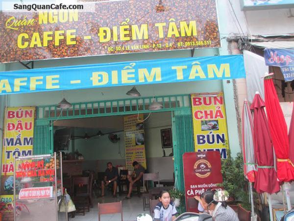 Cần Sang Quán Cafe Mặt Tiền quận 4