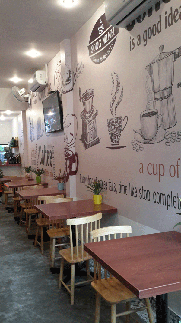 Cần sang quán cafe trà sữa decor đẹp khu dân cư đông đúc