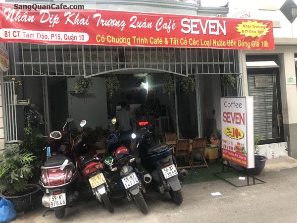 Cần sang quán coffe Seven quận 10