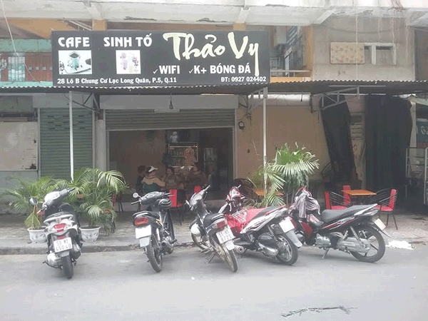 Cho thuê MB quán cafe CC Lạc Long Quân- lô B, P.5, Q.11